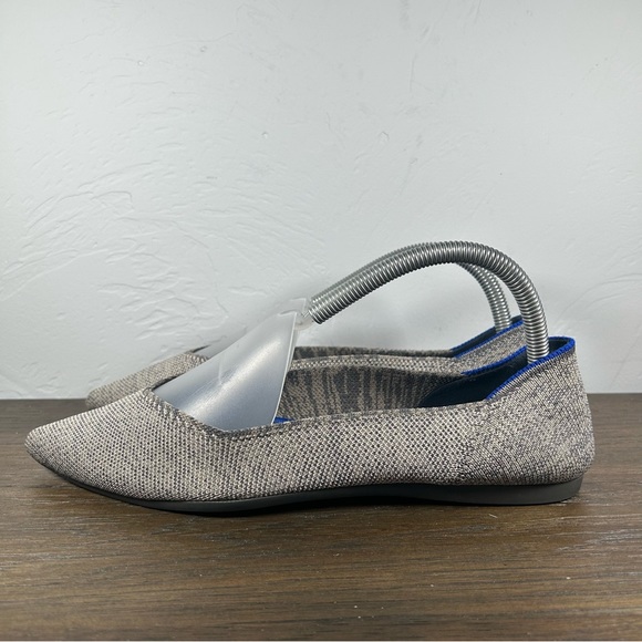 Rothy's The Point Heather Grey Women's Ballet Flats size 8.5 - Picture 3 of 7